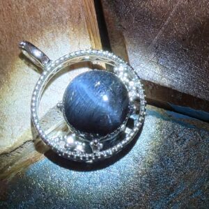 Blue Tiger Eye Pendant