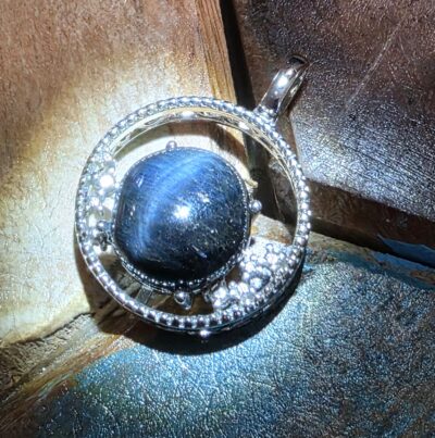 Blue Tiger Eye Pendant - Image 11