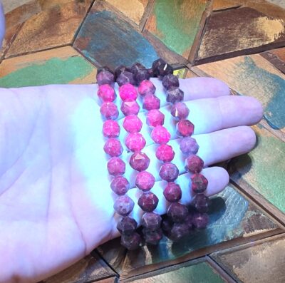 Faceted Ruby in Kyanite Bracelets - Image 4