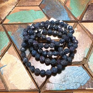 Faceted Ruby in Kyanite Bracelets