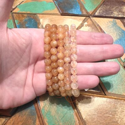 Orange Andesine-Labradorite Bracelets - Image 2