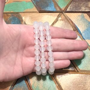 White Agate Bracelets