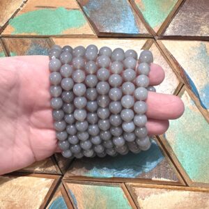 Gray Agate Bracelets