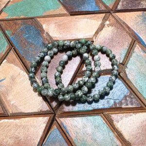 Green Dot Jasper Bracelets