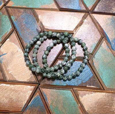 Green Dot Jasper Bracelets - Image 3