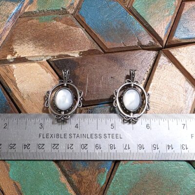 Spinning Oval Gemstone Pendants- 7 Varieties! - Image 2