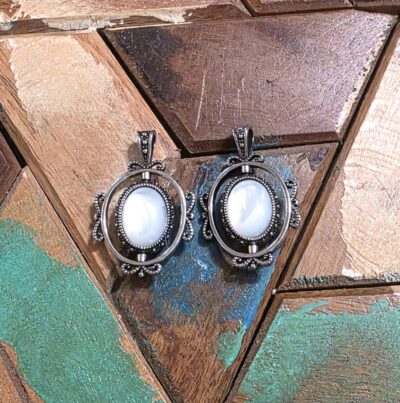 Spinning Oval Gemstone Pendants- 7 Varieties! - Image 4