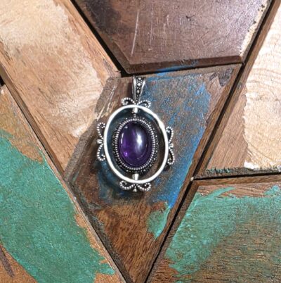 Spinning Oval Gemstone Pendants- 7 Varieties! - Image 5