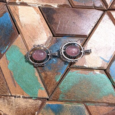 Spinning Oval Gemstone Pendants- 7 Varieties! - Image 6