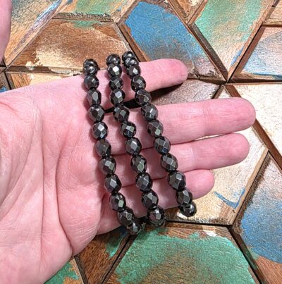 Faceted Hematite Bracelets - Image 2