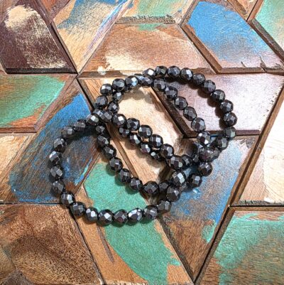 Faceted Hematite Bracelets
