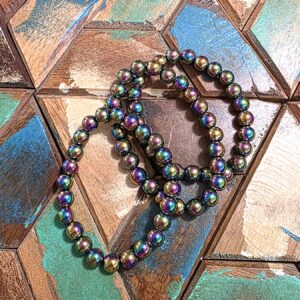 Rainbow Hematite Bracelets