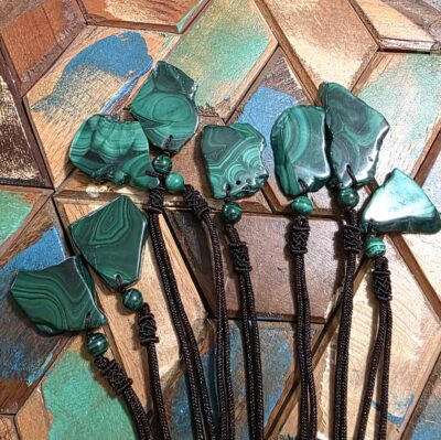 Malachite Slab Necklaces - Image 26