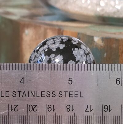 Snowflake Obsidian Sphere - Image 2