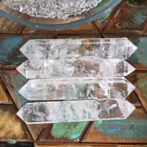 Clear Quartz Double-Terminated Wands