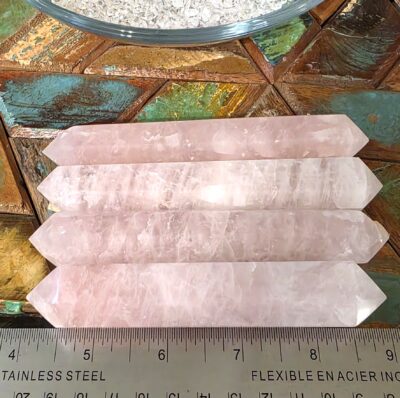 Rose Quartz Double-Terminated Wands - Image 2