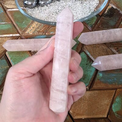 Rose Quartz Double-Terminated Wands - Image 4