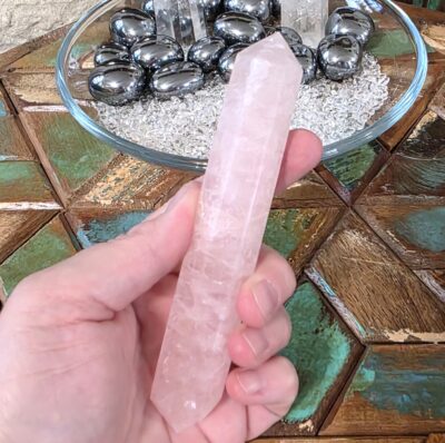 Rose Quartz Double-Terminated Wands