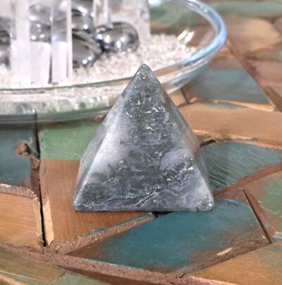 Moss Agate Pyramids - Image 3