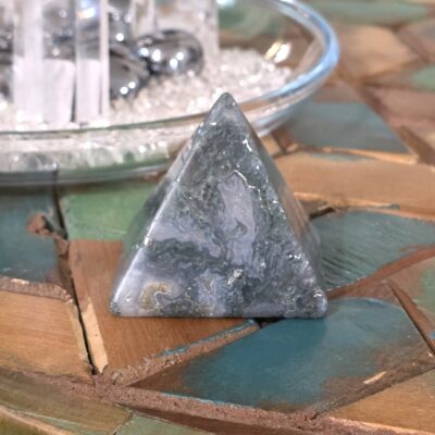 Moss Agate Pyramids