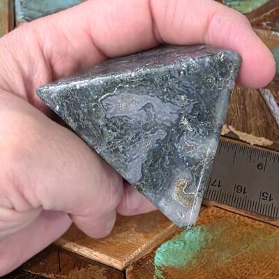 Moss Agate Pyramids - Image 8