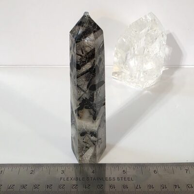 Clear Quartz and Black Tourmaline Tower - Image 5