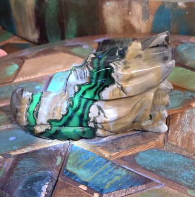 Volcano Agate Dragon Head