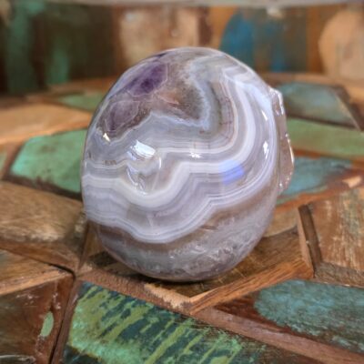 Amethyst and Agate Skulls - Image 12