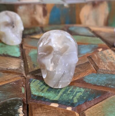 Flower Agate Skulls - Image 3