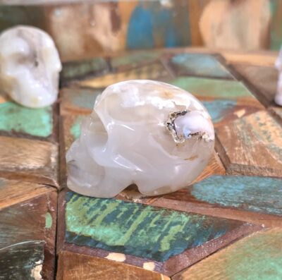 Flower Agate Skulls - Image 4
