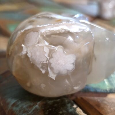 Flower Agate Skulls - Image 7