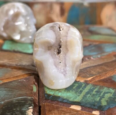 Flower Agate Skulls - Image 9
