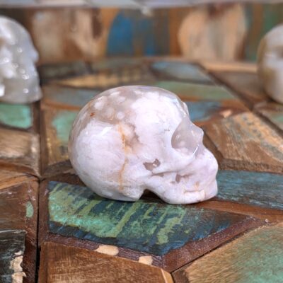 Flower Agate Skulls - Image 20