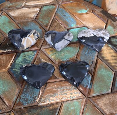 Volcano Agate Hearts - Image 23