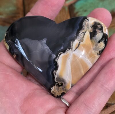 Volcano Agate Hearts - Image 3