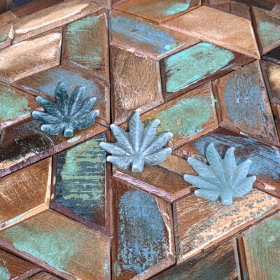 Green Aventurine MJ Leaf Carvings - Image 5