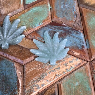 Green Aventurine MJ Leaf Carvings - Image 3