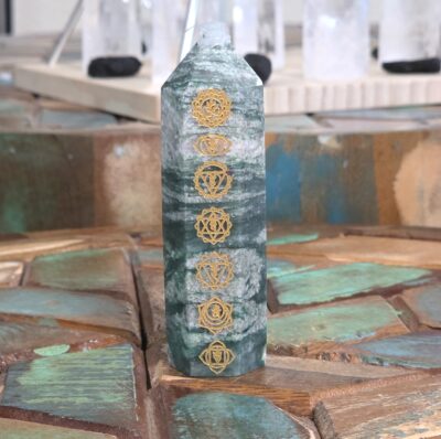 Fuchsite Chakra Towers - Image 3